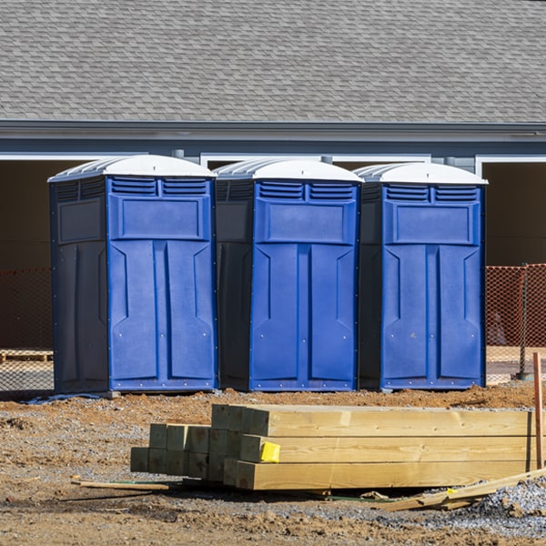 how do you dispose of waste after the porta potties have been emptied in Macksburg